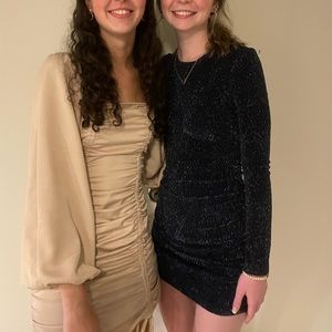 Navy Blue Sparkly Dress